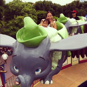 riding Dumbo
